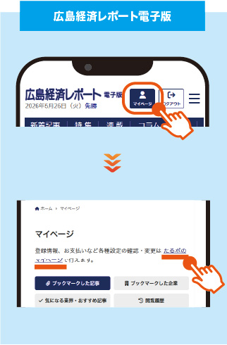 マイページ・たるポのマイページへ