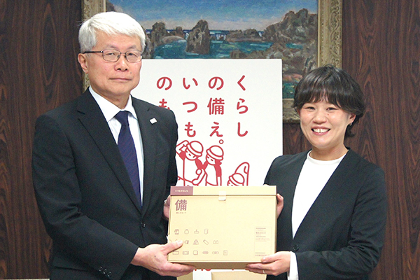 「無印良品」の良品計画 広島県へ防災セット寄贈