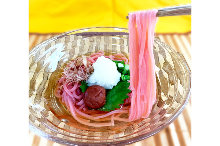 やまひろが発売 彩りの梅風味冷凍うどん