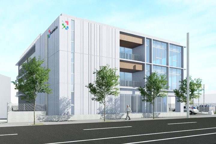 建設業の伏光組 出島の本社を建て替え 11月完成、見学受け入れ
