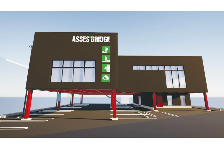 登山・アウトドア店のアシーズ 佐伯区の広島店新築リニューアル 4月オープン、靴テストコース、試着室増設