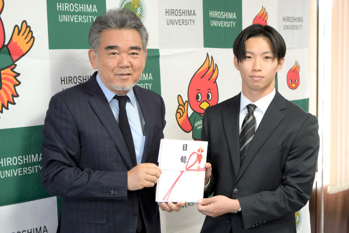 広島大千田塾が支援 現役院生の陸上選手