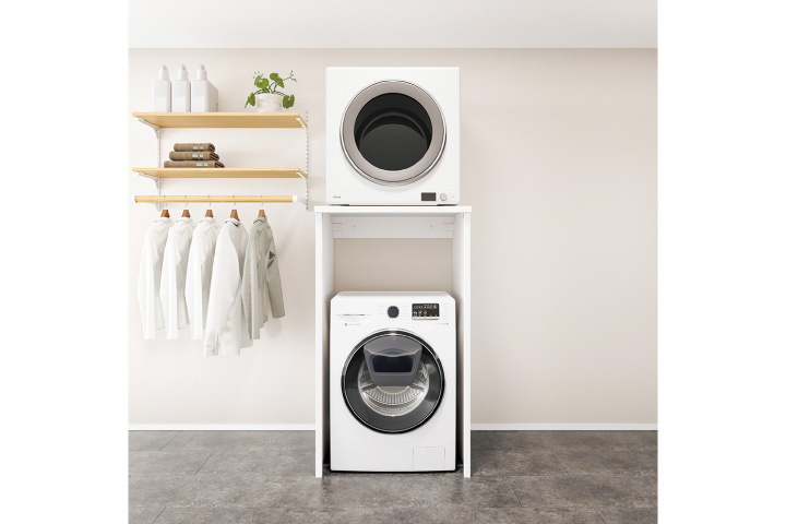 ウッドワンが発売 衣類乾燥機収納台