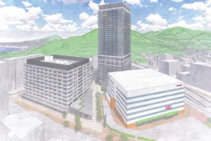 二葉の里地区の再開発