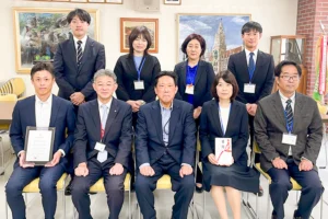 山陽オイルの私募債　もみじ銀と高校寄付